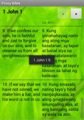 Pinoy Bible android App screenshot 0