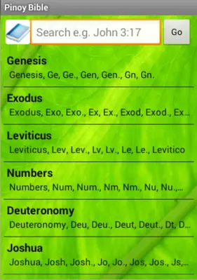 Pinoy Bible android App screenshot 3