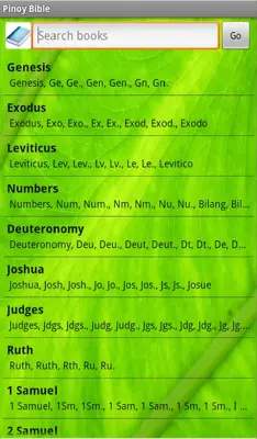 Pinoy Bible android App screenshot 4